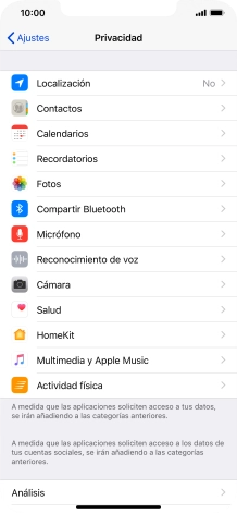 Pulsa Localización.