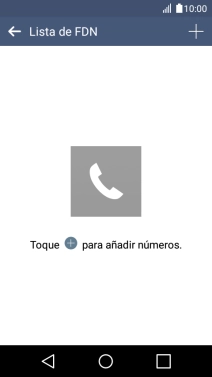 Pulsa el icono de añadir contacto.
