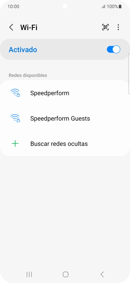 Pulsa el icono de menú.