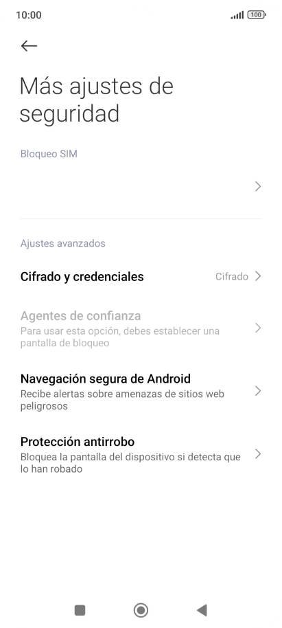 Pulsa el nombre de la tarjeta SIM.