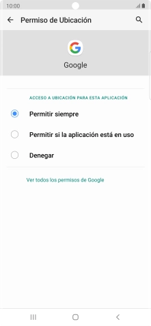 Pulsa el ajuste deseado.