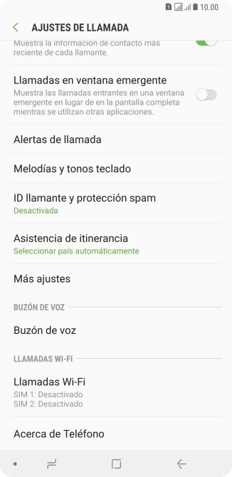 Pulsa Más ajustes.