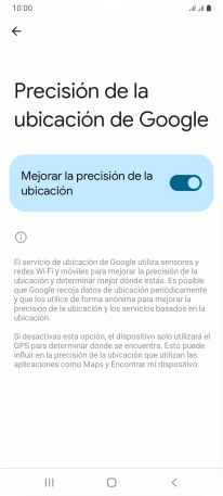 Pulsa el indicador junto a 