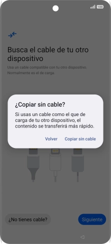 Pulsa Copiar sin cable.