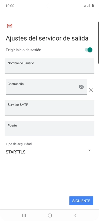 Pulsa el indicador junto a 