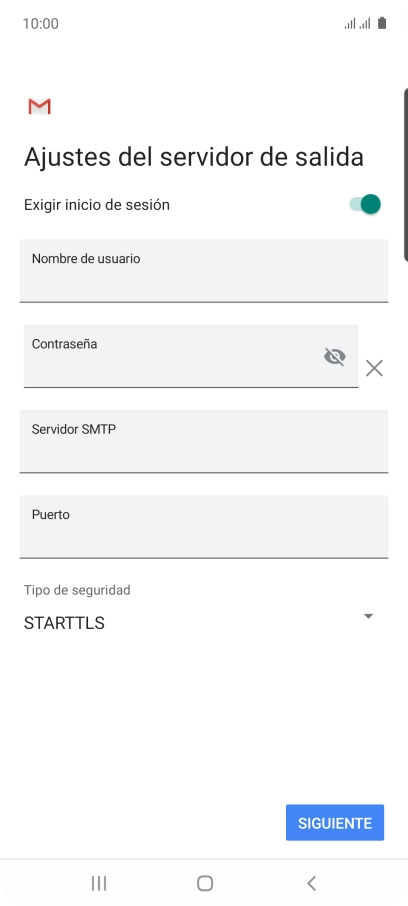 Pulsa el indicador junto a 
