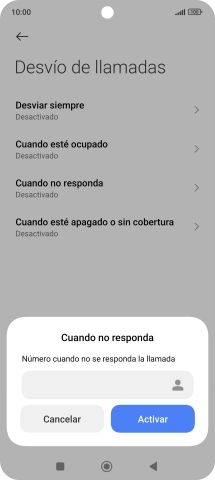 Introduce +34600132000 y pulsa Activar.