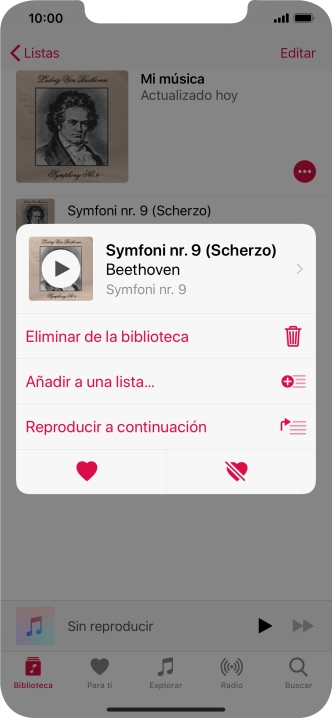 Pulsa la función deseada y sigue las indicaciones de la pantalla para utilizar la función seleccionada.