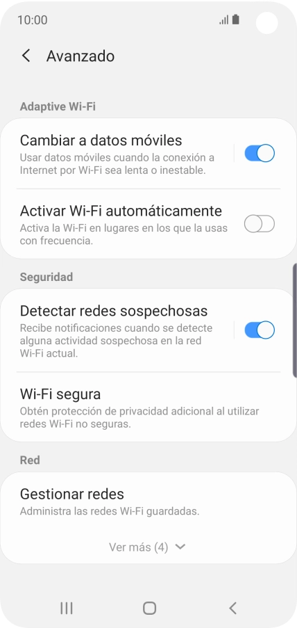 Pulsa el indicador junto a 