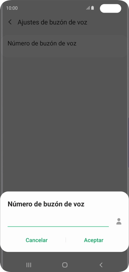 Introduce 22177 y pulsa Aceptar.