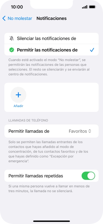 Pulsa la flecha hacia la izquierda.
