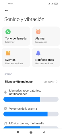 Pulsa Tono de llamada.