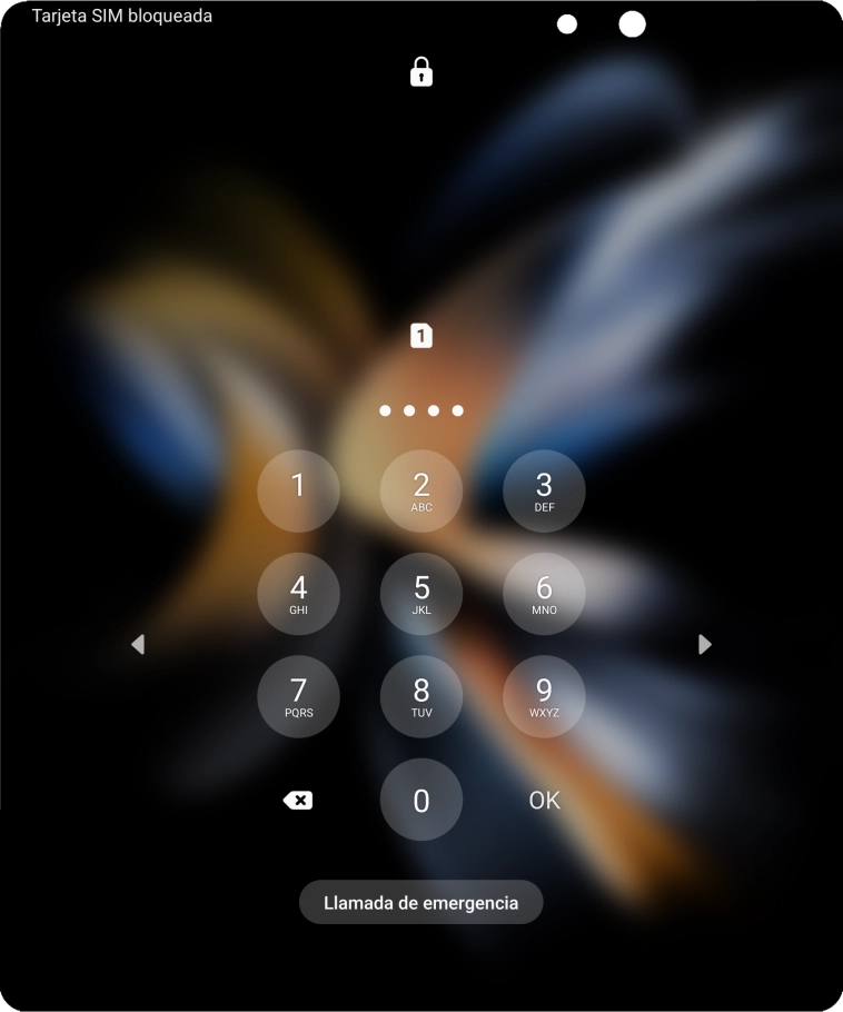 Si lo solicita el teléfono, introduce el código PIN y pulsa OK.