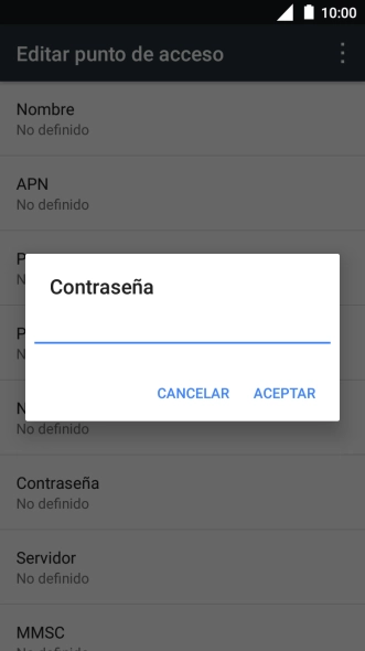 Introduce wap125 y pulsa ACEPTAR.