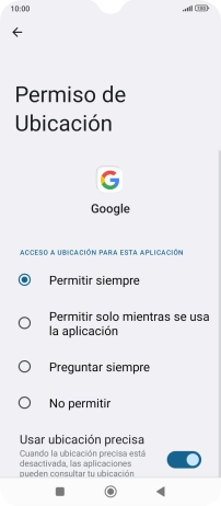 Pulsa el ajuste deseado.