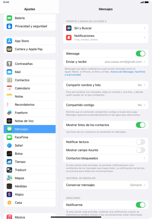 Desliza el dedo hacia arriba desde la parte inferior de la pantalla para terminar y volver a la pantalla de inicio.