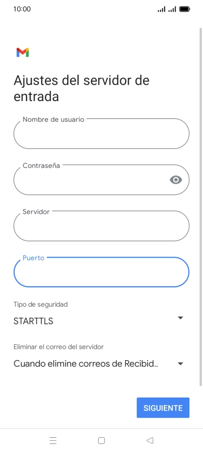 Pulsa la lista desplegable bajo 