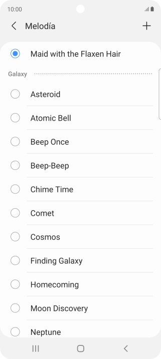 Pulsa la tecla de inicio para terminar y regresar a la pantalla de inicio.