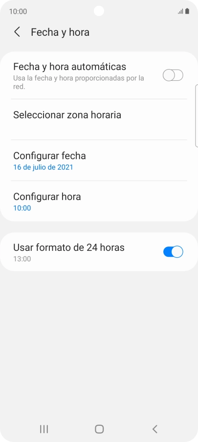 Pulsa el indicador junto a 
