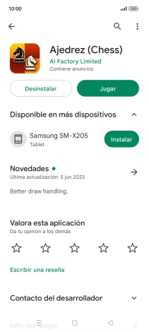Pulsa Desinstalar.