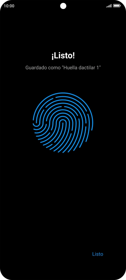Pulsa Listo.