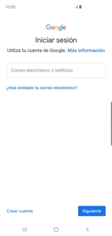 Si no tienes una cuenta de Google, pulsa Crear cuenta y sigue las indicaciones de la pantalla para ver cómo crear una cuenta nueva.