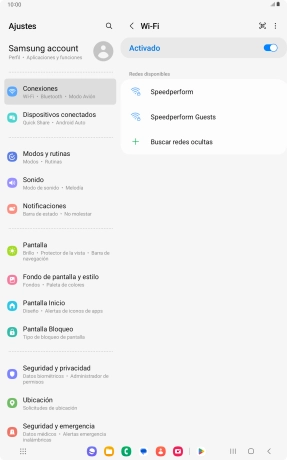 Pulsa el icono de menú.