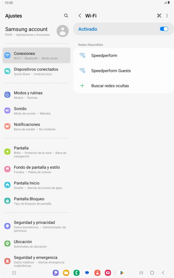 Pulsa el icono de menú.