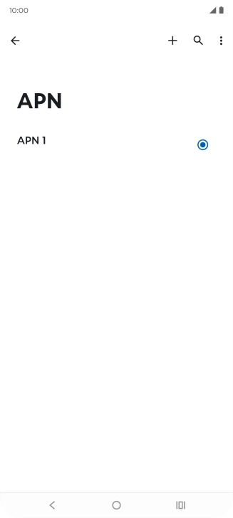 Pulsa el icono de añadir.
