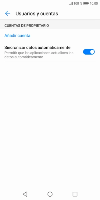 Pulsa Añadir cuenta.