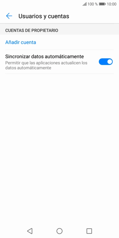 Pulsa Añadir cuenta.