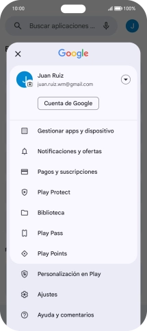 Pulsa Gestionar apps y dispositivo.