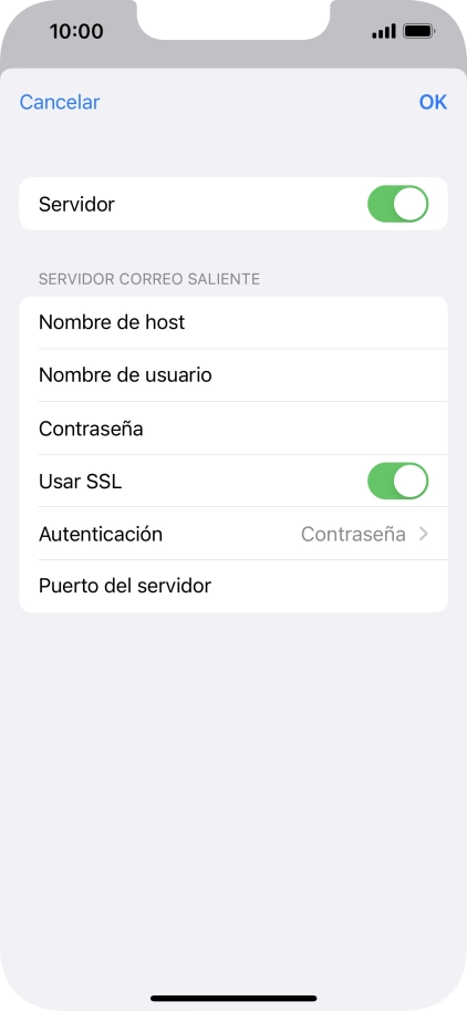 Pulsa el indicador junto a 