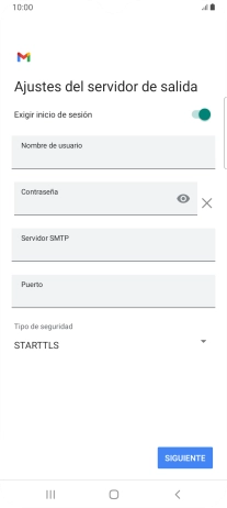 Pulsa el indicador junto a 