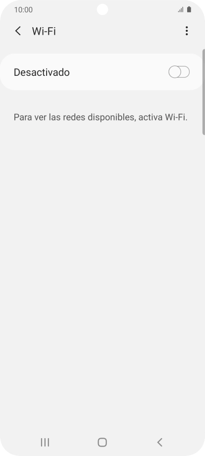 Pulsa el indicador para activar la función.