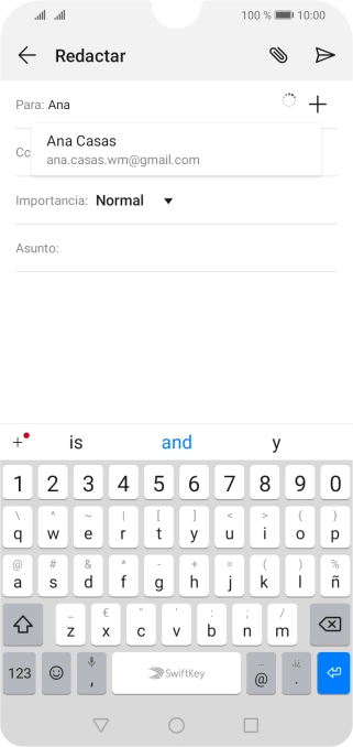 Pulsa el contacto deseado.