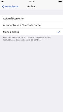 Pulsa el ajuste deseado.