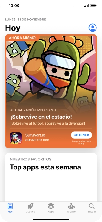 Pulsa Buscar.