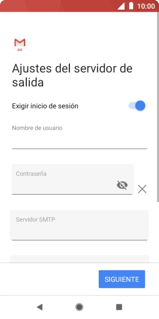 Pulsa el indicador junto a 