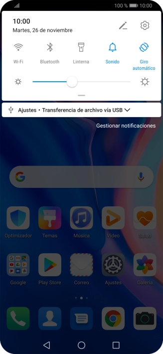 Pulsa el icono de conexiones.