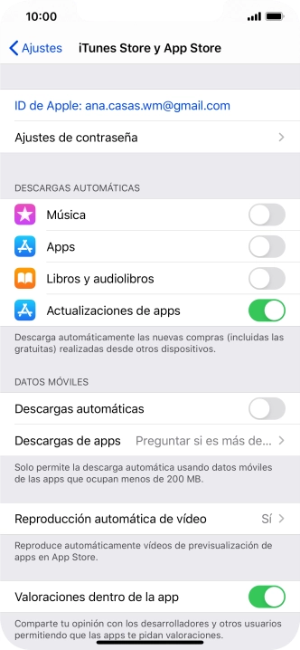 Pulsa el indicador junto a 