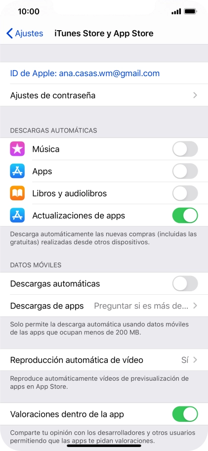 Pulsa el indicador junto a 