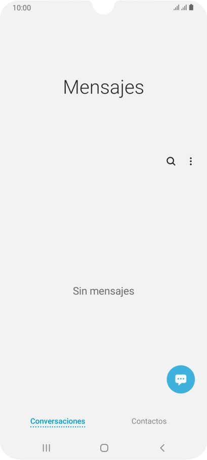 Pulsa el icono de nuevo mensaje.