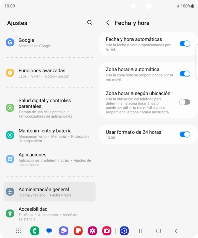 Pulsa la tecla de inicio para terminar y regresar a la pantalla de inicio.