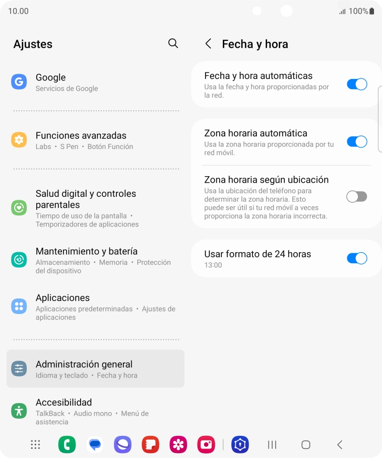 Pulsa la tecla de inicio para terminar y regresar a la pantalla de inicio.