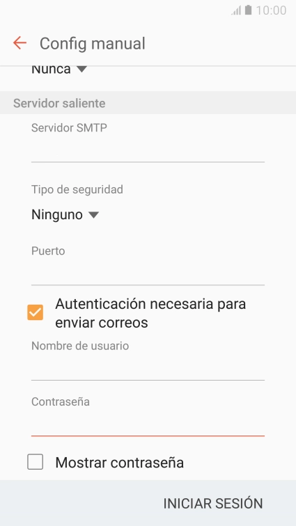 Pulsa INICIAR SESIÓN.