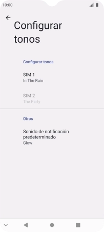Pulsa el nombre de la tarjeta SIM.