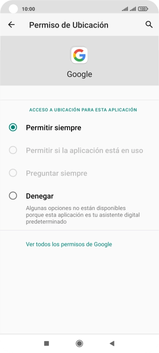 Pulsa el ajuste deseado.