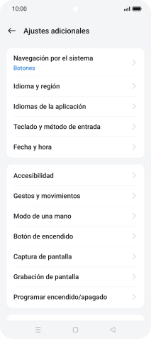 Pulsa Fecha y hora.