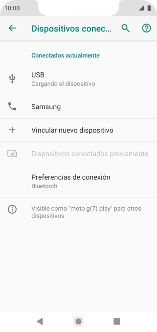 Pulsa la tecla de inicio para terminar y regresar a la pantalla de inicio.